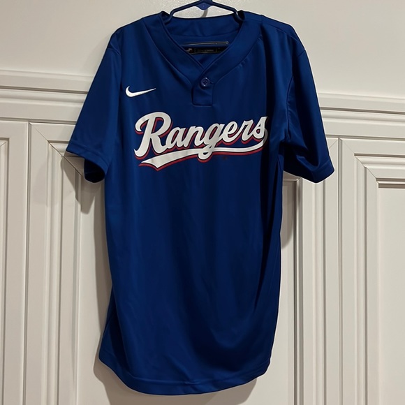 Nike MLB Other - Nike Team MLB Texas Rangers Orwall Short Sleeve T-shirt Size Small Kids